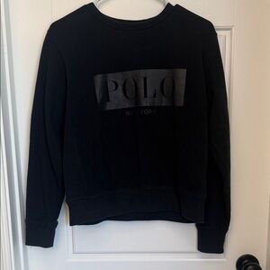 Polo by Ralph Lauren Black Crewneck Top